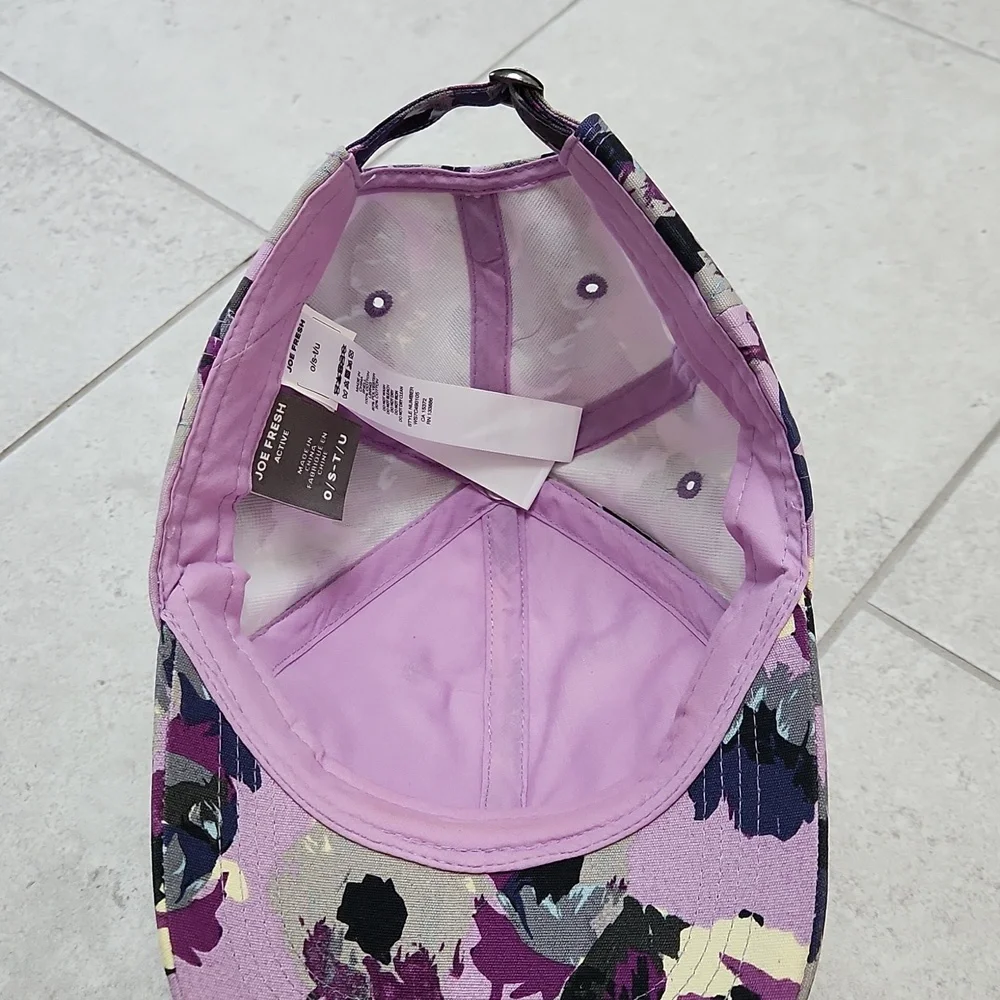 Joe Fresh Floral Camo Baseball Cap - Picture 3 of 6